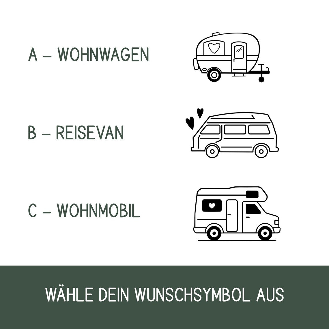 Personalisiertes Holzschild für Campingliebhaber