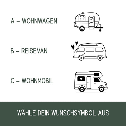 Personalisiertes Holzschild für Campingliebhaber