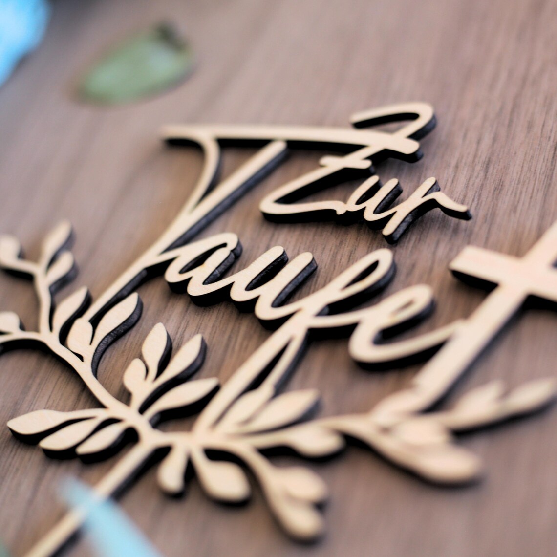 Cake Topper Zur Taufe