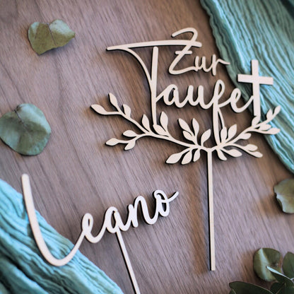 Cake Topper Zur Taufe